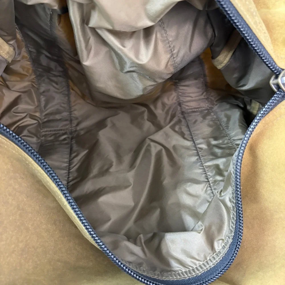 Filson Mens Duffle Bag One Size Dark Tan Brown Waxed Canvas Travel Gym Luggage